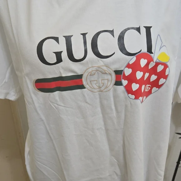 Gucci White Graphic Men's Tee - Picture 4 of 6